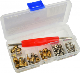 Supape pentru aer conditionat cu cheie 41 buc Geko G02814 