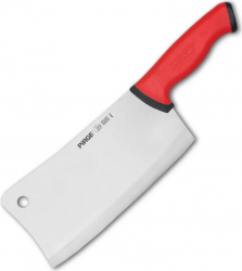 Satar bucatarie profesional otel inoxidabil PIRGE DUO 21cm maner rosu 