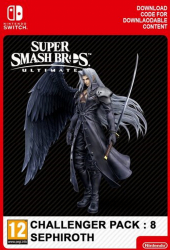 Joc Super Smash Bros. Ultimate - Challenger Pack 8 Sephiroth DLC pentru Nintendo Switch Cod de activare Instant 