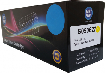 Toner EASY PRINT galben compatibil S050627 2500 pag pentru Epson Aculaser C2900 