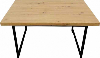 Masuta cafea stil industrial metal/stejar 100 x 60 x 50 cm Cicero 013 