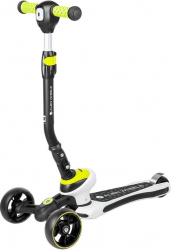 Trotineta pentru Copii cu Trei Roti Rebel Alien Wheels Pliabila Ghidon Reglabil Verde/Negru 