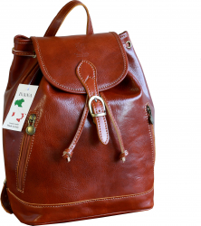 Rucsac dama din piele naturala miere FR110C 