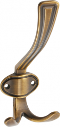 Agatatoare cuier Coruna finisaj bronz antichizat 158x66 mm 