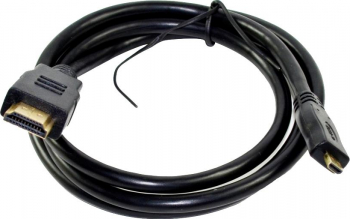Cablu Micro HDMI - HDMI mufe aurite calitate superioara tip tata-tata lungime 1.5 metri 
