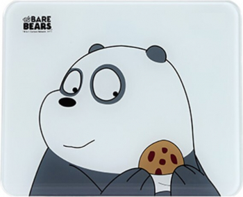 Cantar electronic cu model We Bare Bears afisaj digital 150 kg max sticla securizata Multicolor MNS-SHO3370 