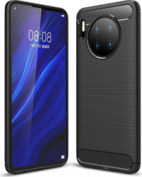 Husa de protectie pentru Huawei Mate 30 Silicon TPU Carbon Negru 