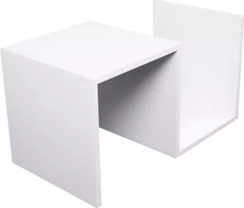 Masa portabila alba Valmar 32/32/60cm 