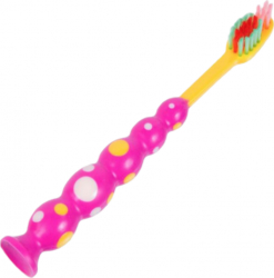 Periuta de dinti pentru copii 3+ peri moi ventuza fixare Multicolor JMB-BBL3010 