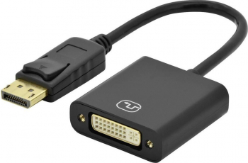 Adaptor DP Mini tata la DVI-D mama rezolutie Full HD 1080p la 60Hz 15 cm Negru TCL-SHO3467