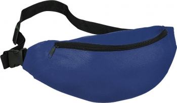 Borseta sport universala textila curea reglabila 2 compartimente cu fermoar 35x14 cm Bleumarin CRB-SHO3495 