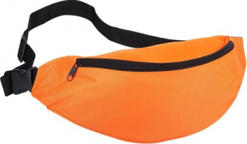 Borseta sport universala textila curea reglabila 2 compartimente cu fermoar 35x14 cm Portocaliu CRB-SHO3494 