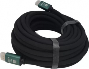 Cablu HDMI la HDMI rezolutie 4K 3D cu Ethernet 2.0V UltraHD 10 metri Negru Verde OSV-SHO3462 