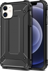 Carcasa de protectie pentru iPhone 13 Pro Max insertii carbon Negru KOF-SHO3424 