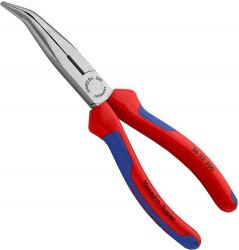 Cleste cu varf curb semirotund si tais 200 mm Knipex 