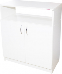 Comoda Soft 2 usi alb 75 x 87 x 39 cm 