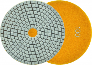 Disc diamantat pentru slefuirea umeda a portelanului 125 mm granulatie 100 Geko G78918 
