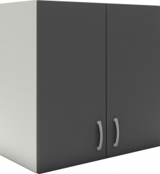 Corp Superior 2 Usi haaus Alb/Antracit 60 x 30 x 60 cm