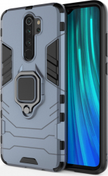Husa de protectie Bumper Ring armor kickstand pentru Samsung Galaxy S21 Ultra 5G Albastru CRB-BBL3267 