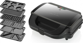 Sandwich-maker 6 in 1 ETA Sorento Plus 5151 900 W otel inoxidabil 6 tipuri de placi detasabile