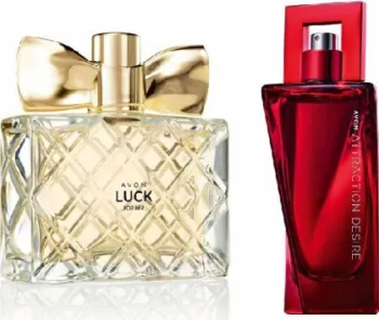 Fruitful color volume Set 2 parfumuri pentru femei Attraction Desire and Avon Luck la CEL.ro