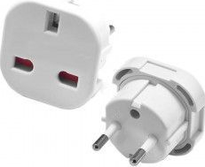 Adaptor priza UK Anglia la Europa Active FSF SLIM Alb 