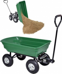 Carucior basculanta universal tip remorca pentru Gradina sau Curte Capacitate 250kg