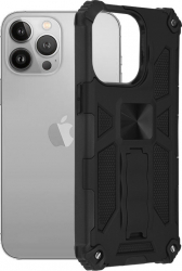 Husa de protectie pentru iPhone 13 Pro Max functie landscape magnet auto Negru KOF-BBL3400 