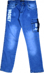 Pantaloni denim baieti 10 ani 