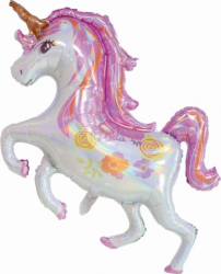 Balon folie figurina unicorn 106x89 cm 