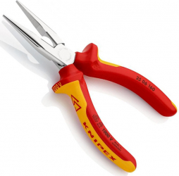 Cleste cu varf lung si tais izolat VDE 160 mm Knipex 