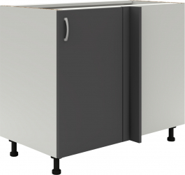 Corp Baza Colt haaus Alb/Antracit 98 x 50 x 80 cm 