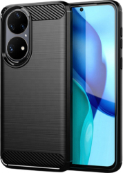 Husa de protectie pentru Huawei P50 Pro insertii carbon Negru KOF-SHO3659 