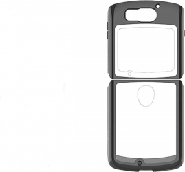 Husa de protectie din silicon pentru Motorola Razr 5 G Negru MBD-BBL3634 