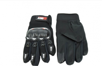 Manusi moto/atv/bicicleta cu protectii culoare negru BMG 