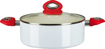 Oala ceramica Hausberg HB-H713A 2.5L Alb 