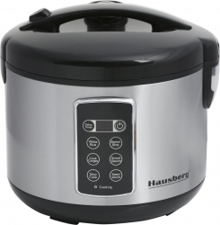 Oala electrica Hausberg HB-1310 700W 1.8L Control digital Argintiu 