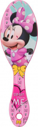Perie de par ovala pentru copii model Minnie Roz JMB-SHO3708