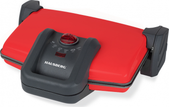 Sandwich-maker Hausberg HB631RS 1800W Placi antiaderente Rosu Inox 