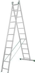 Scara universala cu 2 tronsoane Alverosal 11 trepte Eurostyl 5.13 m 