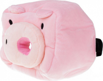Suport pentru servetele Peppa Pig cu prindere pe tetiera masinii elastic reglabil material textil Roz BLN-SHO3762 