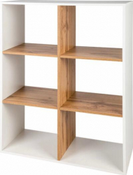 Biblioraft Nexo Pal Melaminat Alb/Stejar 750x330xH1050mm 