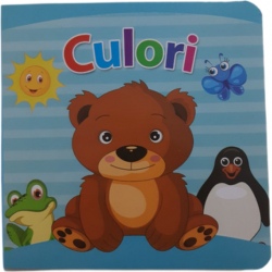 Carte educativa pentru copii Culori cartonata 12 pagini Multicolor 