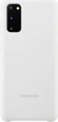 Husa protectie spate silicon soft pentru Samsung Galaxy S20 Ultra bumper ultraslim Alb SHO3859 