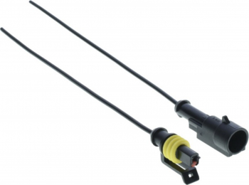 Conectori auto 1 fir Waterproof 1 pin 13 cm Negru AXT-SHO3931