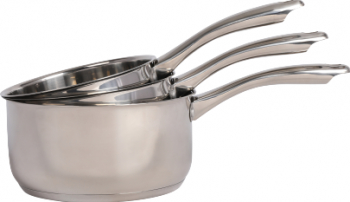 Set 3 Cratite captuseala din Inox Livoo MEP135 diametru 16 18 si 20 cm 
