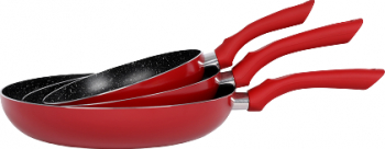 Set 3 Tigai Livoo MEN124RC diametru 20 24 si 28 cm 