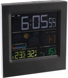 Statie meteo cu senzor wireless ceas alarma si termometru Livoo SL256 