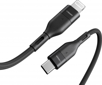 Cablu de date Veger CL01 Type-C Lightning Fast Charge Negru 