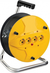 Rola Cablu Prelungitor pe Tambur Lungime 20m 3 Fire de 2.5 mm 4 Prize 